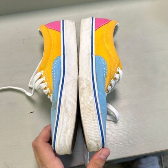 Vans Unisex Era Canvas Colorful Colorblock Skateboard Sneakers Size 9(M) 10.5(W) - Picture 3 of 7